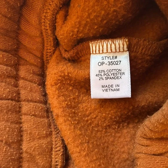 Zenana Star Pattern Fleece Crew Neck Sweatshirt & Joggers  Set, Size S - Picture 17 of 17